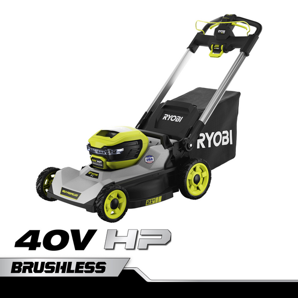 40V HP BRUSHLESS 21 SELF-PROPELLED LAWN MOWER KIT