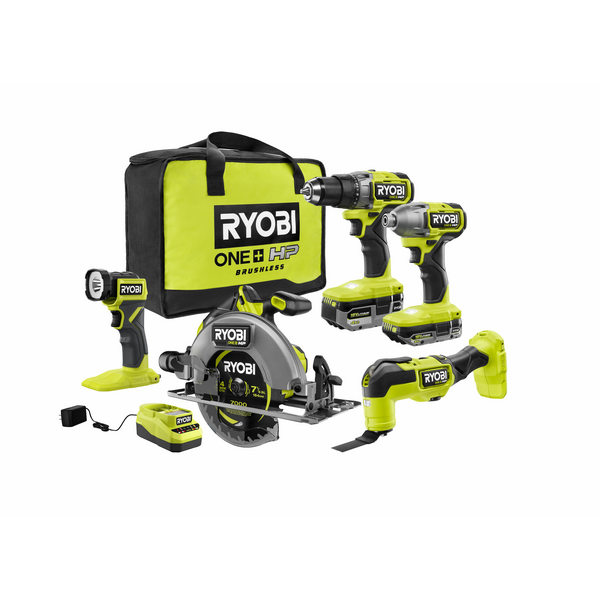 18V Brushless 5-Tool Combo Kit