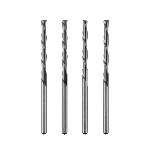 4 PC. 1/8 WOOD & PLASTIC BITS