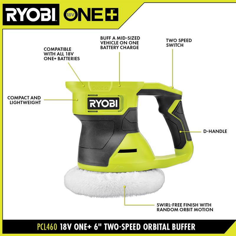 18V ONE+ 6 Two Speed Orbital Buffer