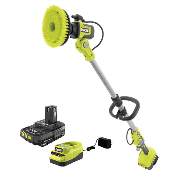 18V ONE+ SOAP DISPENSING TELESCOPING SCRUBBER KIT