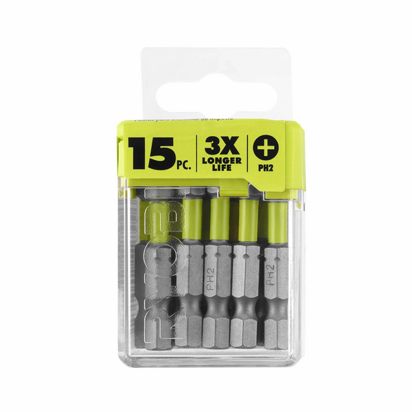 15 PC. 2 Bulk Impact Drive Bit Set