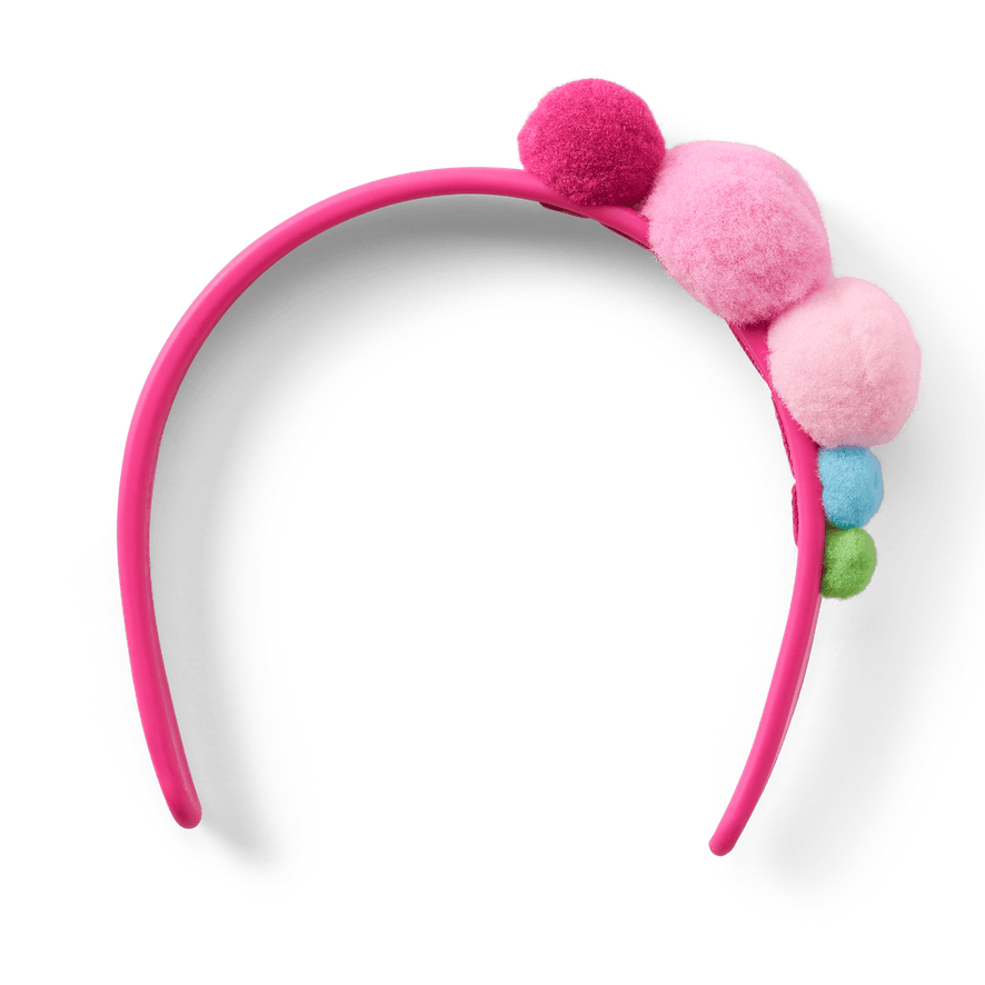 Plenty of Poms Headband for 18-inch Dolls