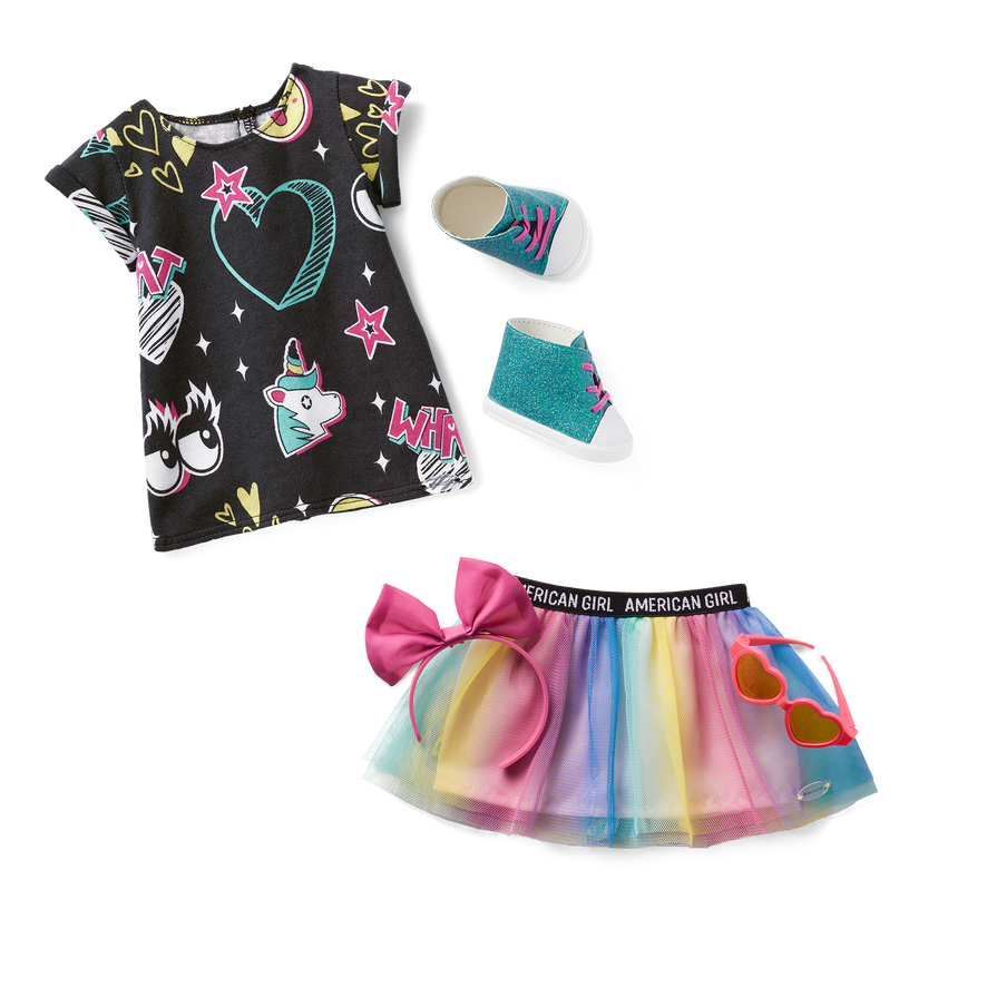 Show Your Wild Side Outfit & Accessories for 18-inch Dolls