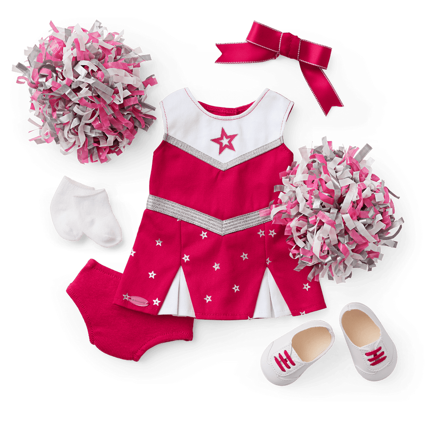 American Girl® Rah-Rah Red Cheerleader Outfit for 18-inch Dolls