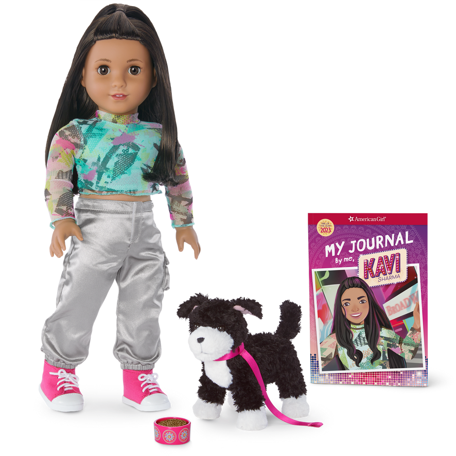 Kavi Sharma™ Doll, Journal, Accessories & Dog (Girl of the Year™ 2023)