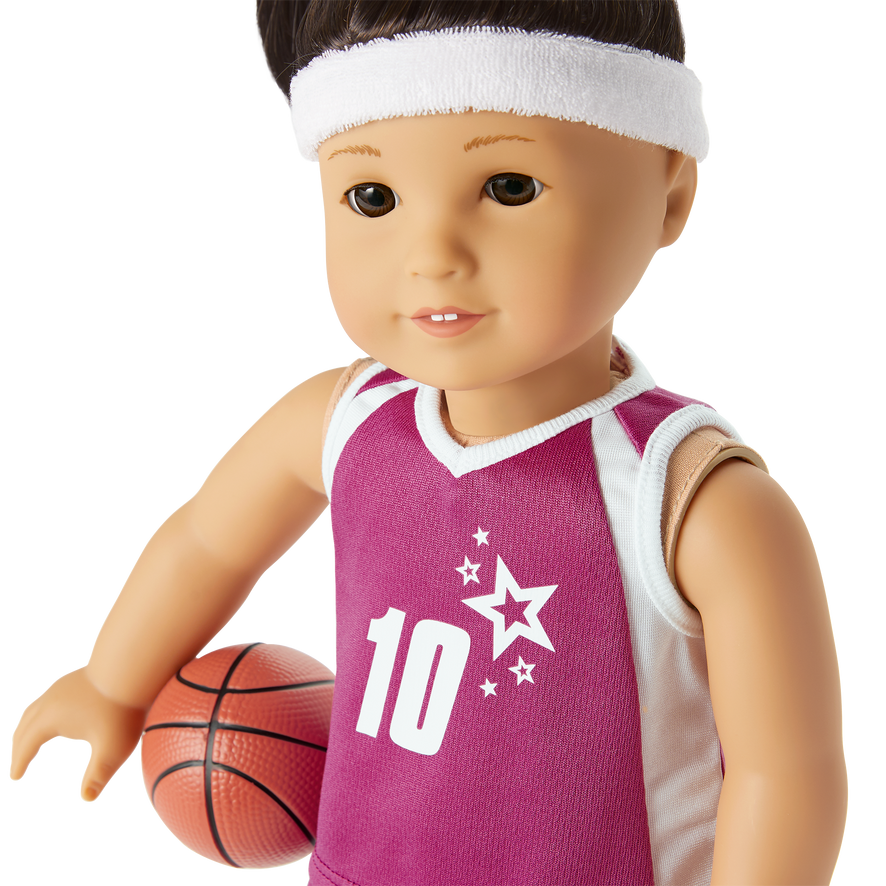 Shoot for the Stars Basketball Outfit for 18-inch Dolls