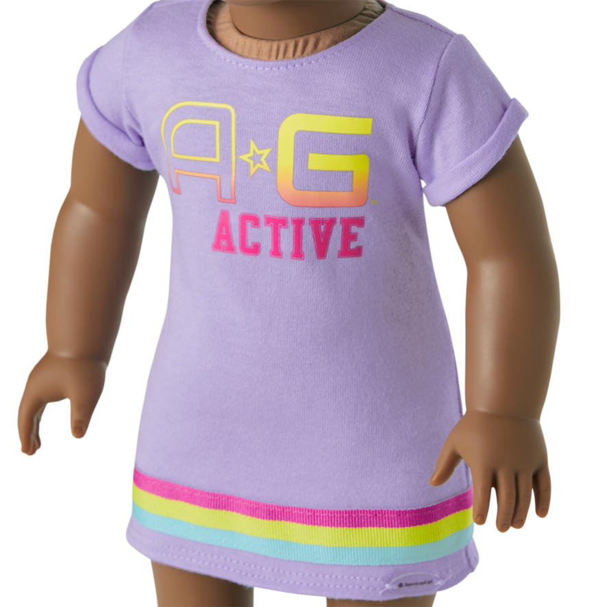 Show Your Sporty Side Outfit & Accessories for 18-inch Dolls