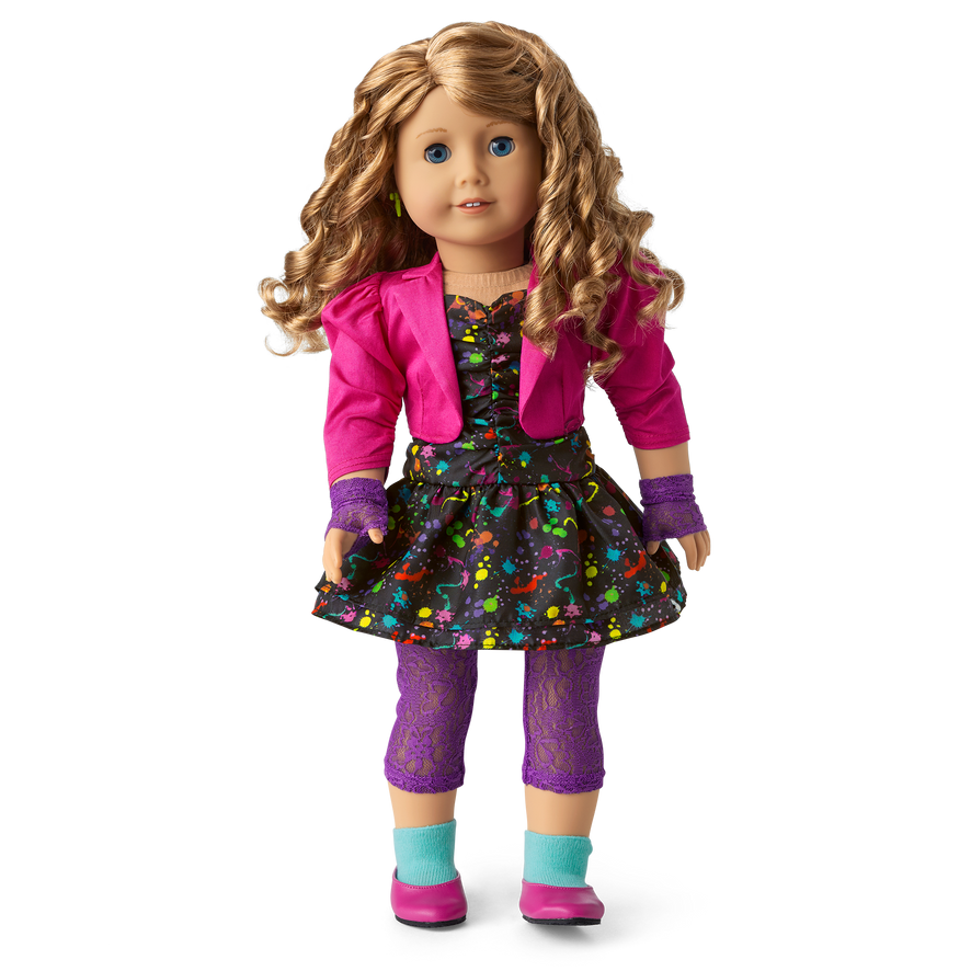 Courtney's™ Splatter Print Dress for 18-inch Dolls