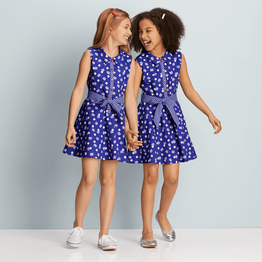 Purr-fect Dots Dress for Girls