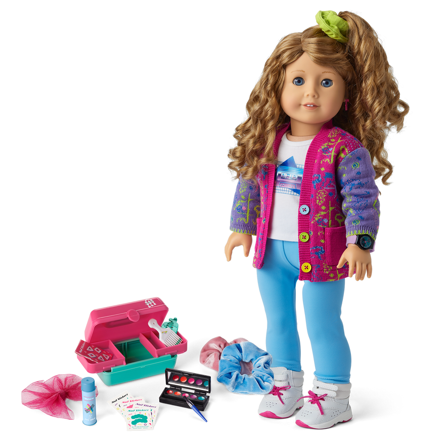 Courtney's™ Cardigan & Leggings Outfit for 18-inch Dolls