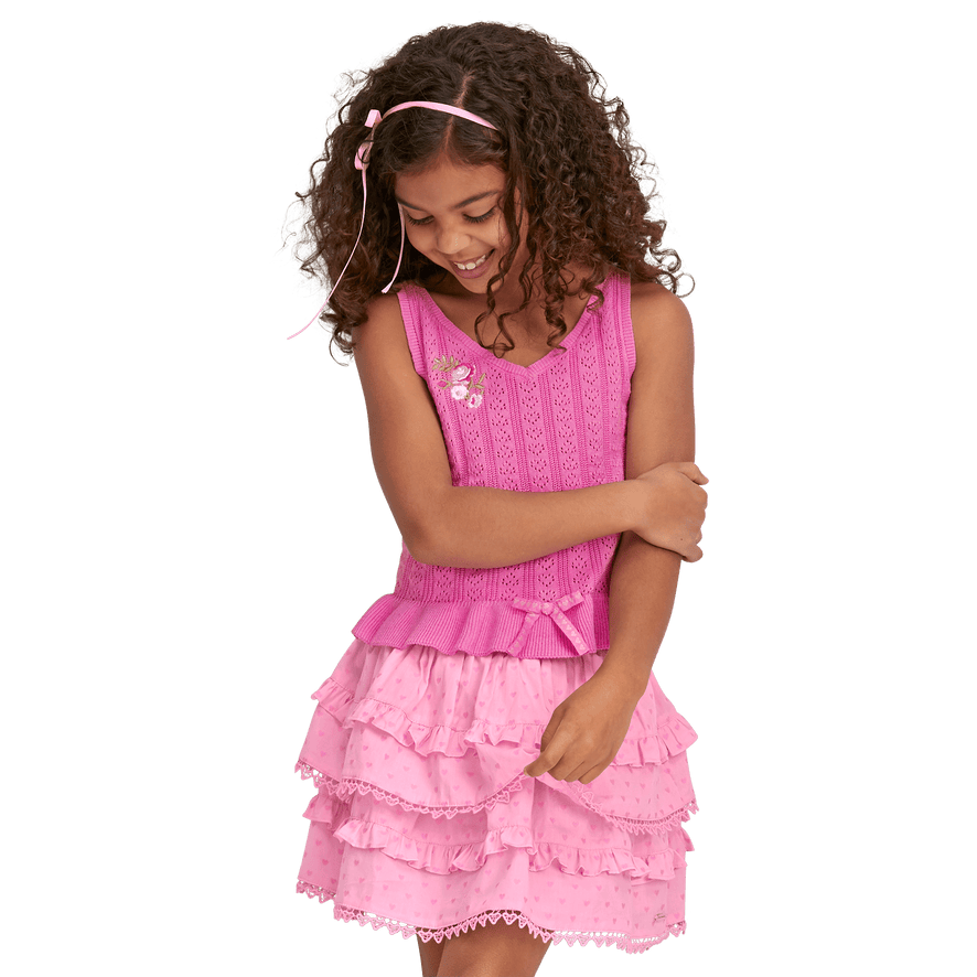 American Girl® x LoveShackFancy Rosy Ruffles Billie Skirt for Girls