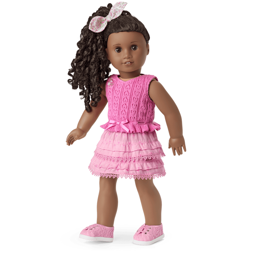 American Girl® x LoveShackFancy Garden Party Peplum Top for 18-inch Dolls