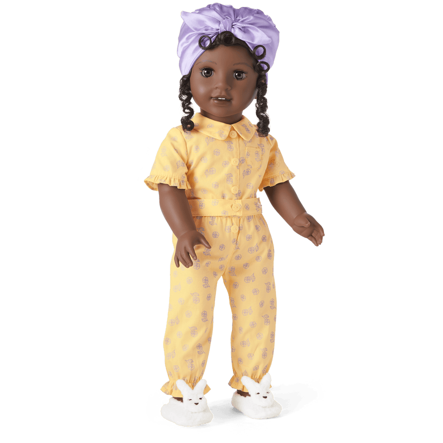 Claudie's™ Yellow Bloom Pajamas for 18-inch Dolls