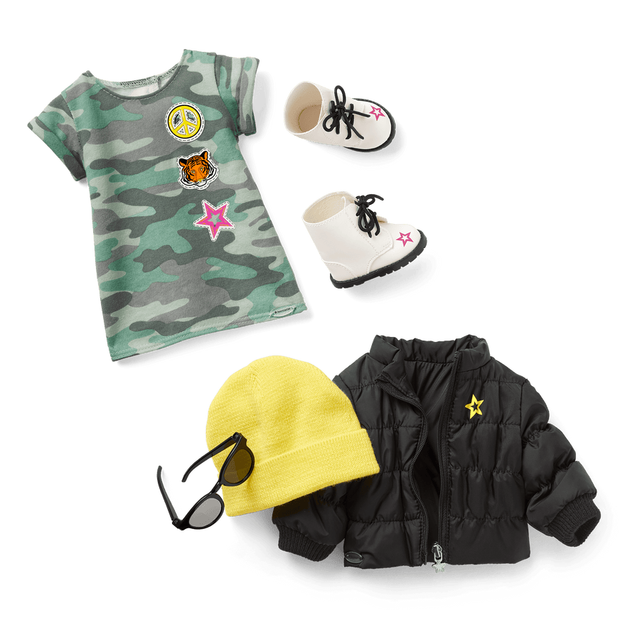 Show Your Strong Side Outfit & Accessories for 18-inch Dolls