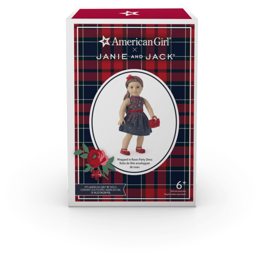 American Girl® x Janie and Jack Wrapped in Roses Party Dress for 18-inch Dolls