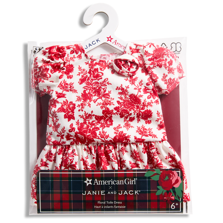 American Girl® x Janie and Jack Floral Toile Dress for 18-inch Dolls