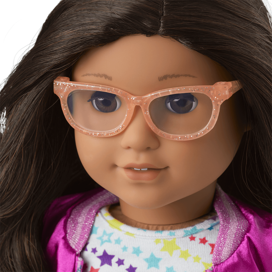Rose Gold Glasses for 18-inch Dolls