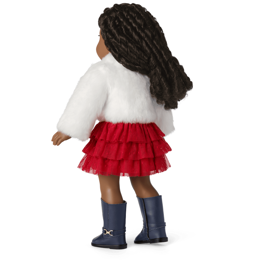 American Girl® x Janie and Jack Fur Coat & Tulle Skirt Bundle for 18-inch Dolls