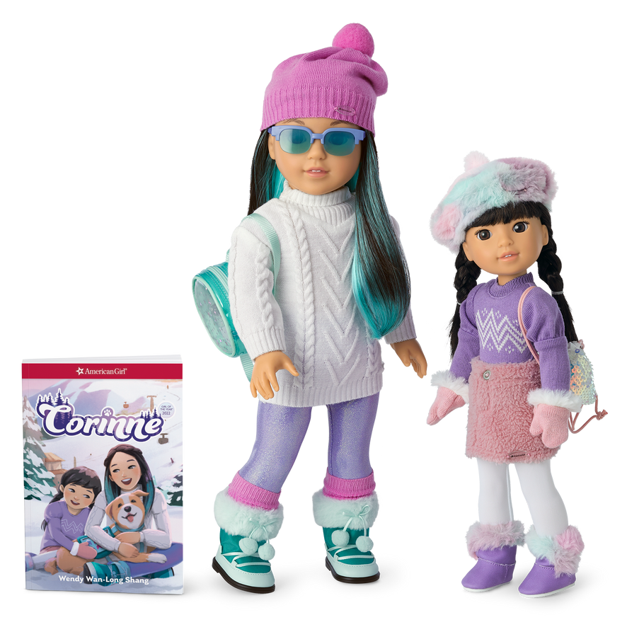 Corinne™ & Gwynn™ Dolls, Book & Accessories