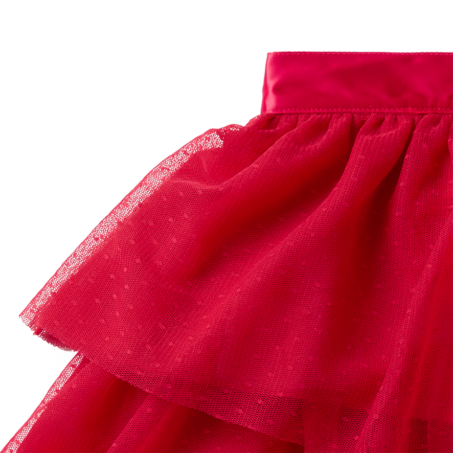 American Girl® x Janie and Jack Rose Red Tulle Skirt for Girls