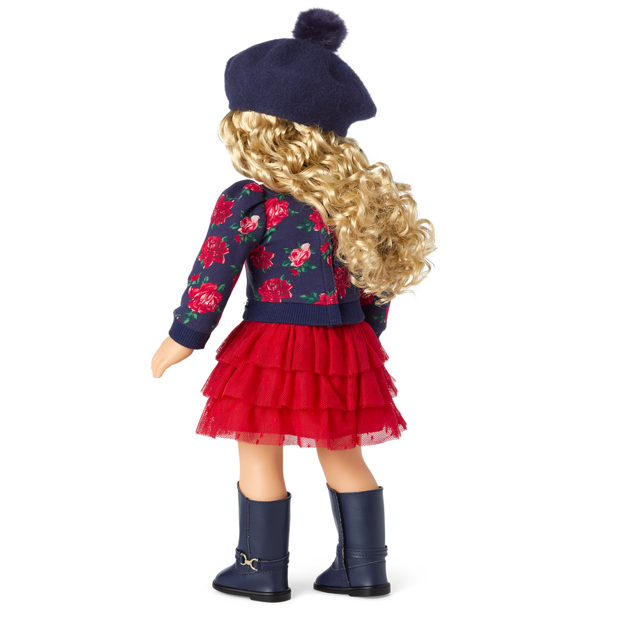 American Girl® x Janie and Jack Wrapped in Roses Party Top for 18-inch Dolls