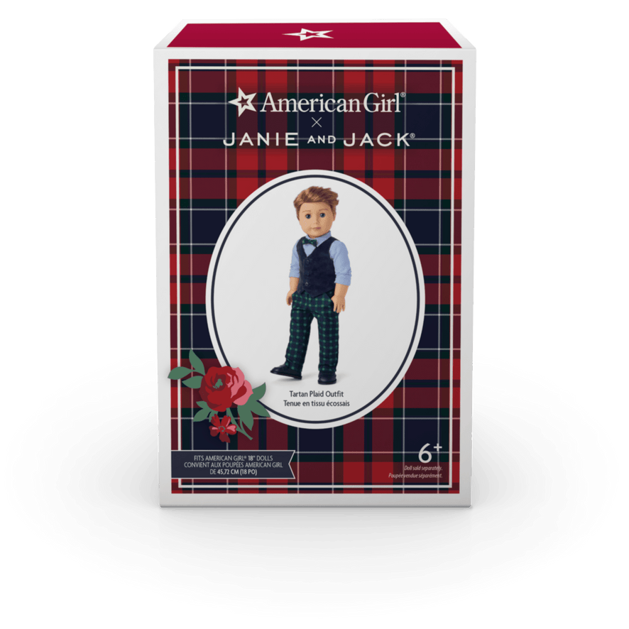 American Girl® x Janie and Jack Tartan Plaid Outfit for 18-inch Dolls