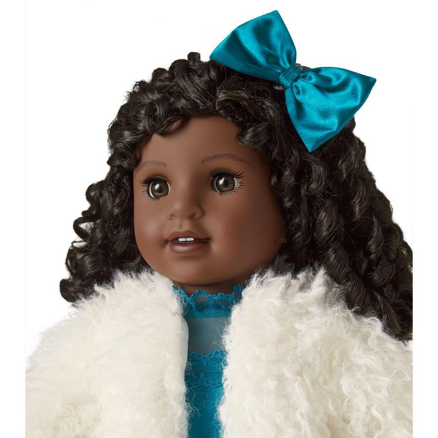 Jazzy Flapper & Fur Coat Outfit for 18-inch Dolls