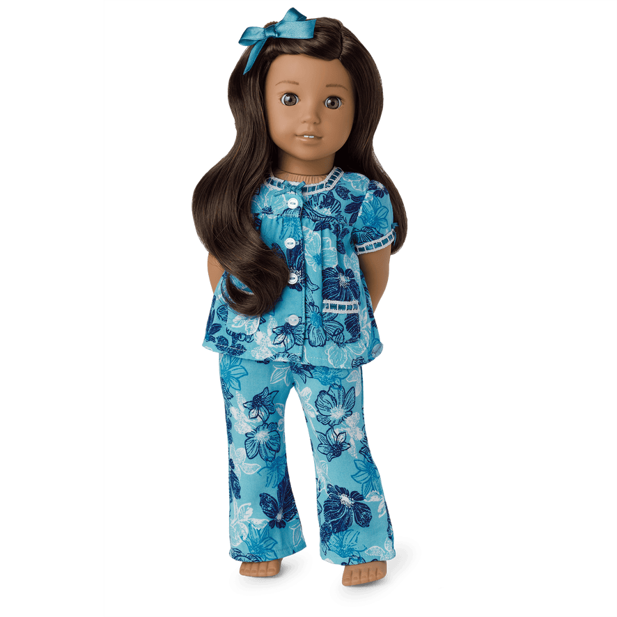 Nanea's™ Floral Pajamas for 18-inch Dolls