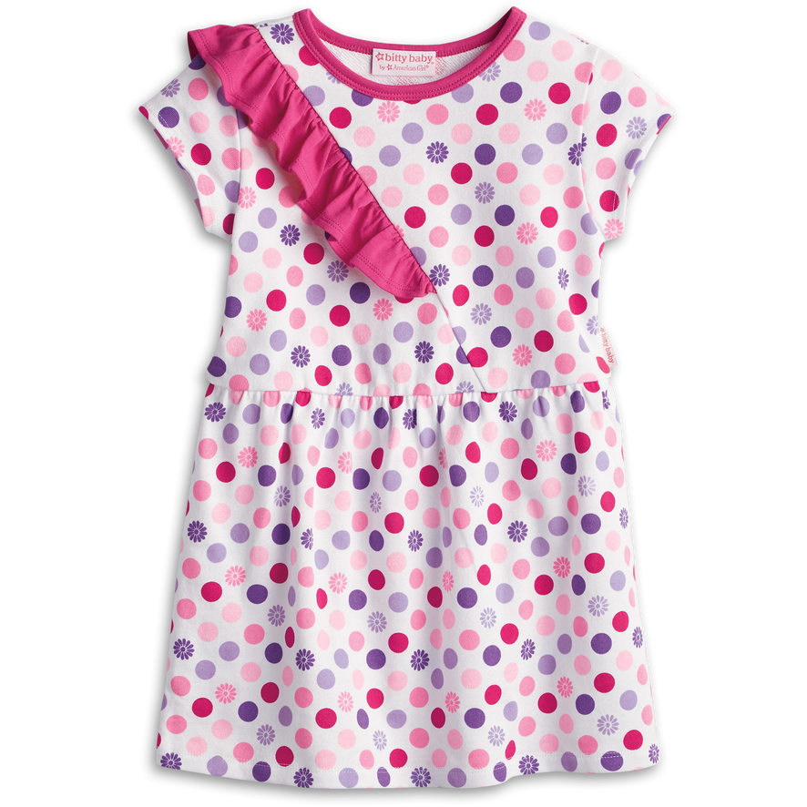 Colorful Dots Top for Little Girls