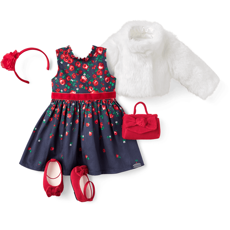 American Girl® x Janie and Jack Holiday Outfit Bundle for 18-inch Dolls