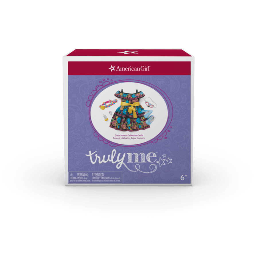 Día de Muertos Celebration Outfit for 18-inch Dolls