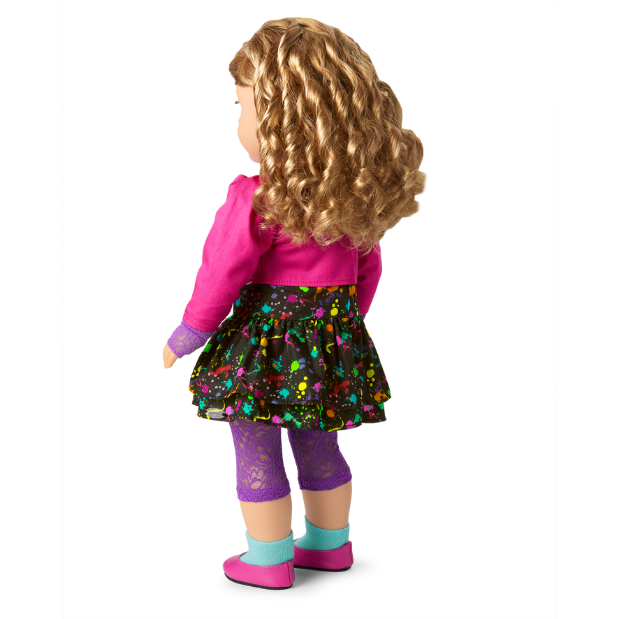 Courtney's™ Splatter Print Dress for 18-inch Dolls