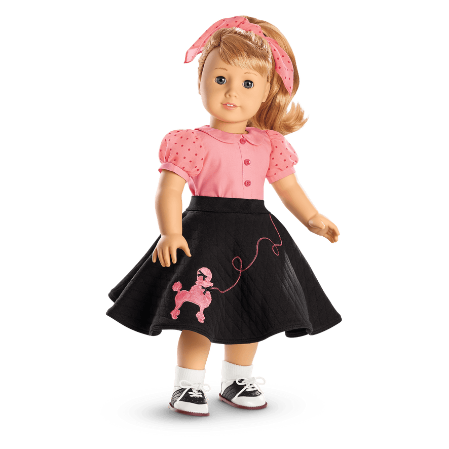 Maryellen's™ Poodle Skirt Outfit for 18-inch Dolls