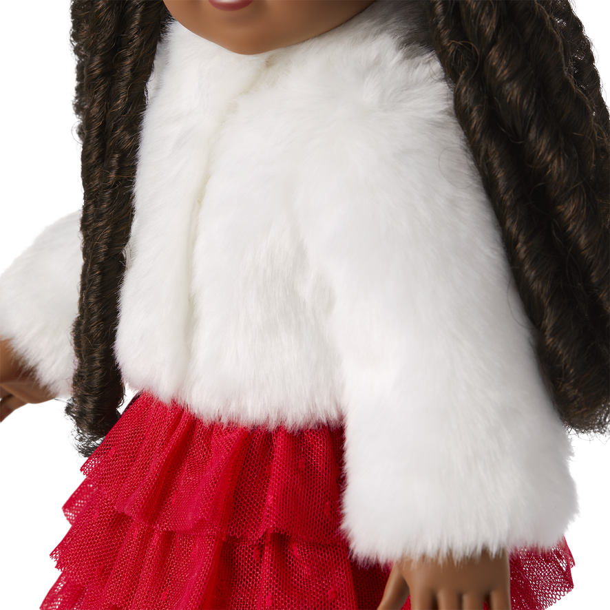 American Girl® x Janie and Jack Fur Coat & Tulle Skirt Bundle for 18-inch Dolls