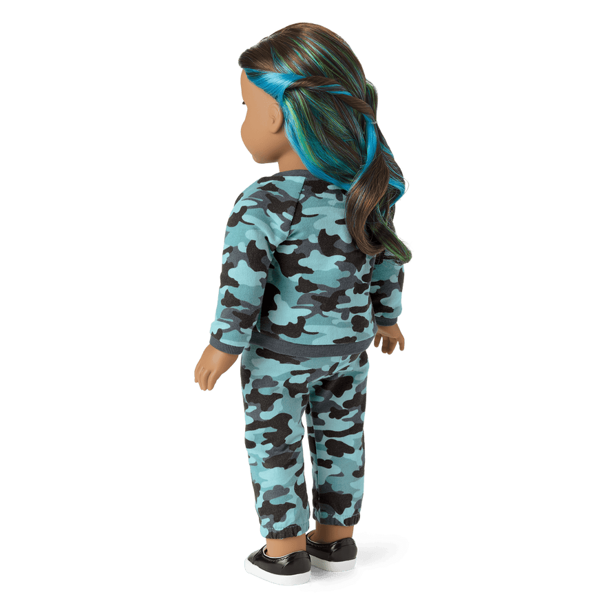 Truly Me™ Doll #89 in Cool Camo + Chic & Stylish Accessories