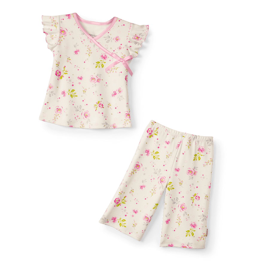 Beautiful Blooms Pajamas for Little Girls & Bitty Baby® Dolls