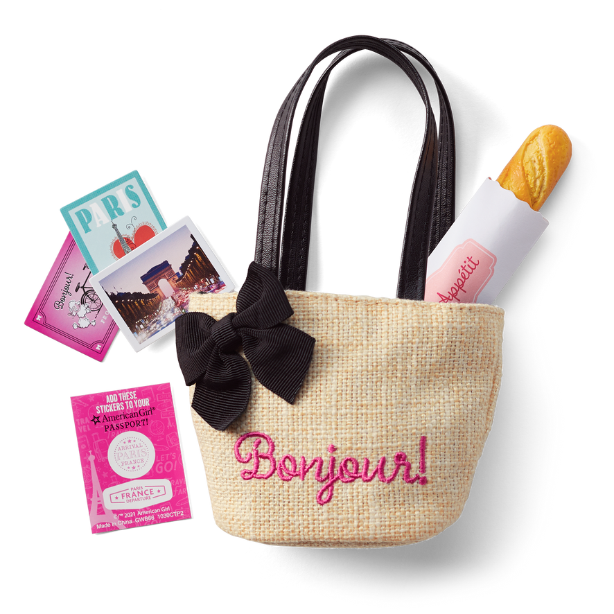 World Traveler in France & French Souvenir Set for 18-inch Dolls