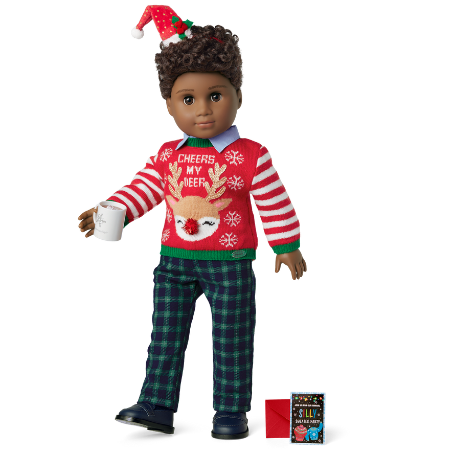 Silly Holiday Sweater Bundle for 18-inch Dolls