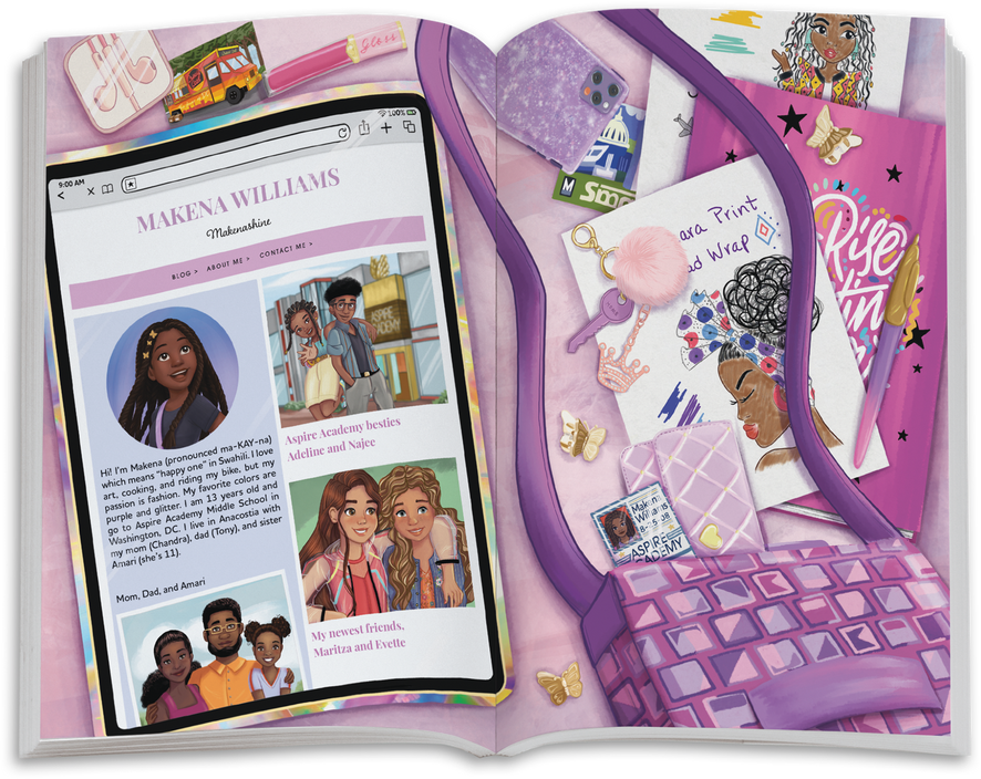 Makena Williams™ Doll, Book & Accessories