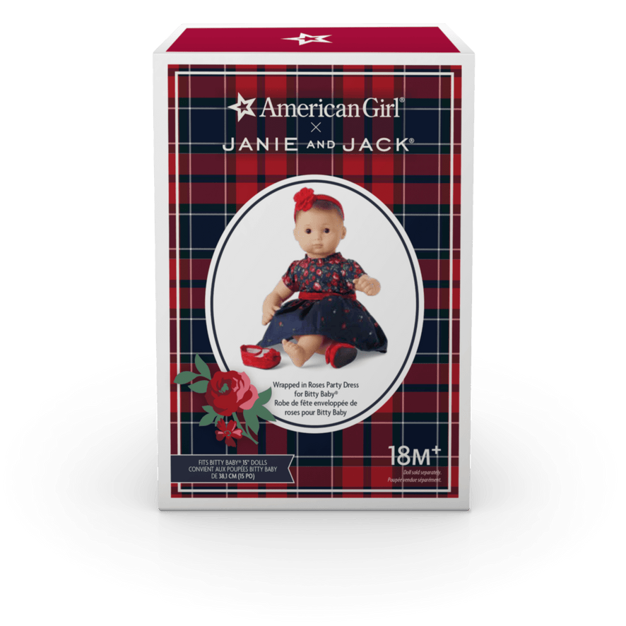 American Girl® x Janie and Jack Wrapped in Roses Party Dress for Bitty Baby® Dolls