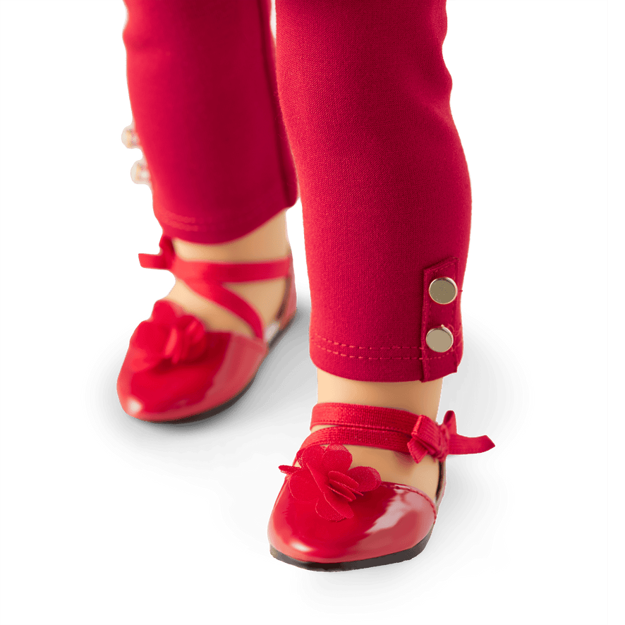 American Girl® x Janie and Jack Cozy Rose Leggings for 18-inch Dolls