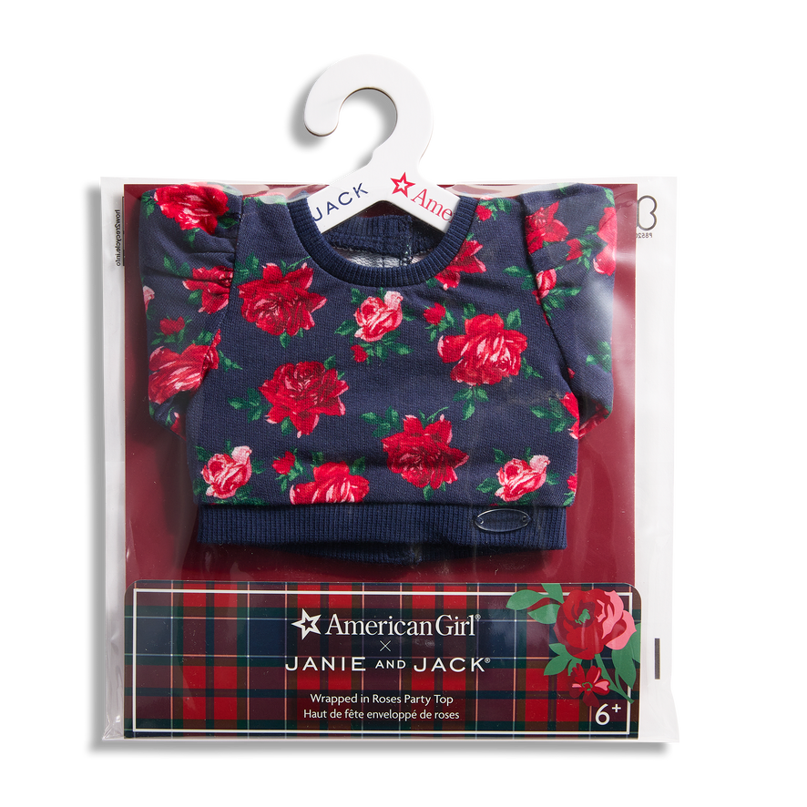 American Girl® x Janie and Jack Wrapped in Roses Party Top for 18-inch Dolls