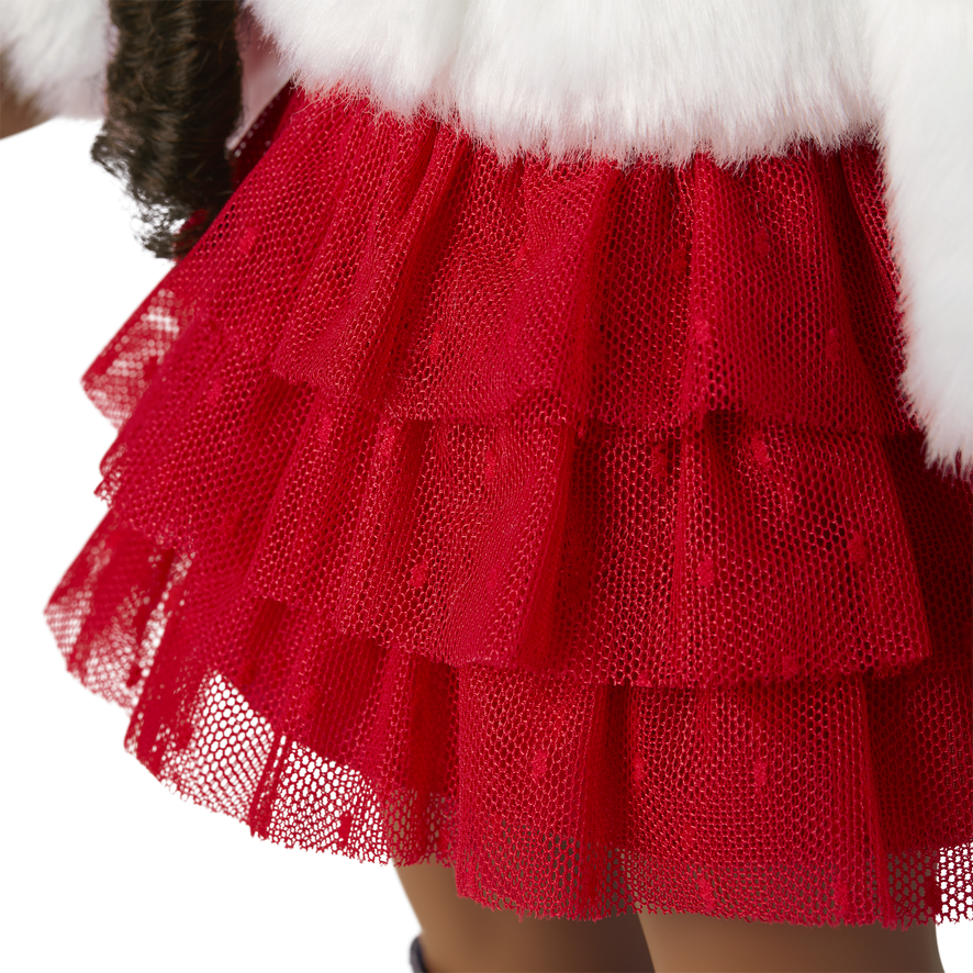 American Girl® x Janie and Jack Fur Coat & Tulle Skirt Bundle for 18-inch Dolls