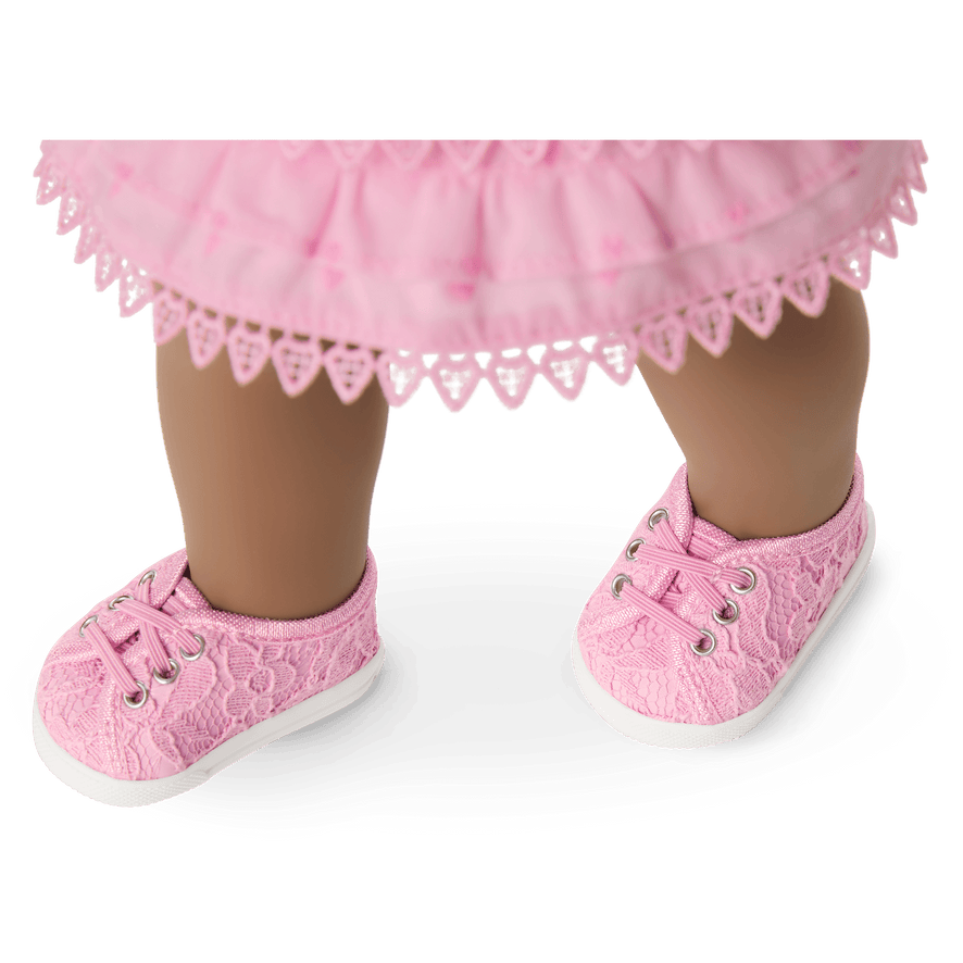 American Girl® x LoveShackFancy Rosy Toes Shoes for 18-inch Dolls