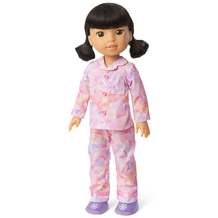 Gwynn's™ Powder Pink Pajamas for 14.5-inch Dolls