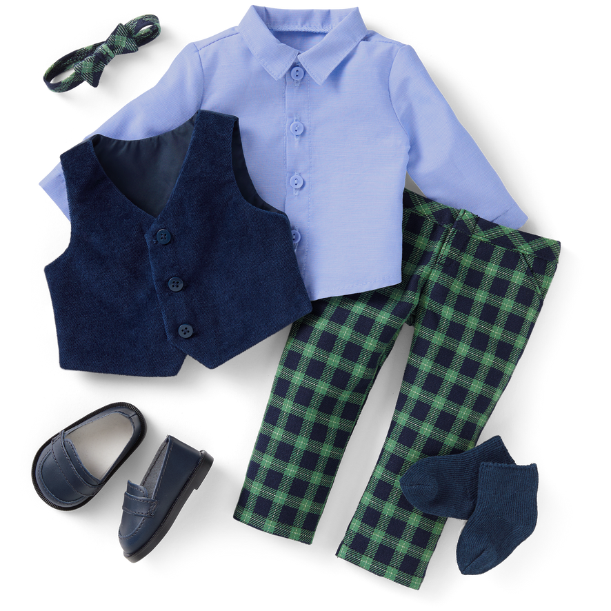 American Girl® x Janie and Jack Tartan Plaid Outfit for 18-inch Dolls