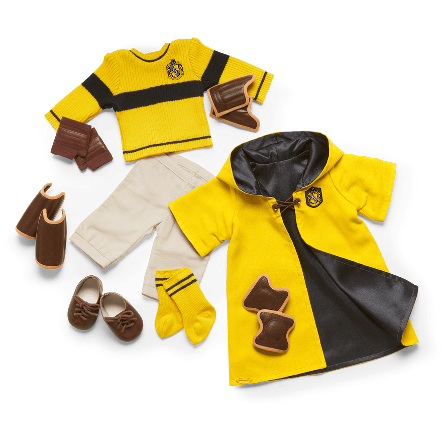 American Girl® Hufflepuff™ Quidditch™ Uniform for 18-inch Dolls