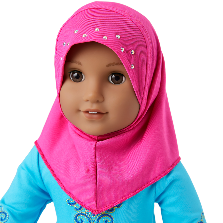 Eid al-Fitr Celebration Outfit for 18-inch Dolls