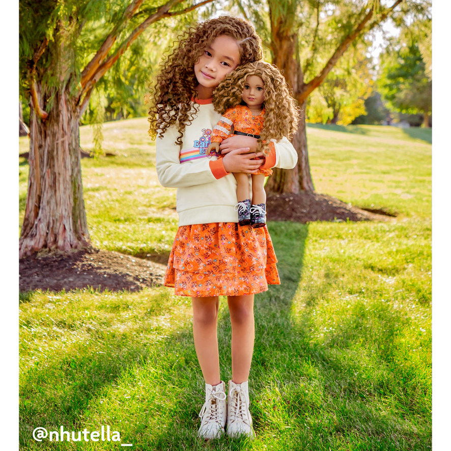 American Girl® x Janie and Jack: Evette's™ Flower Power Skirt for Girls